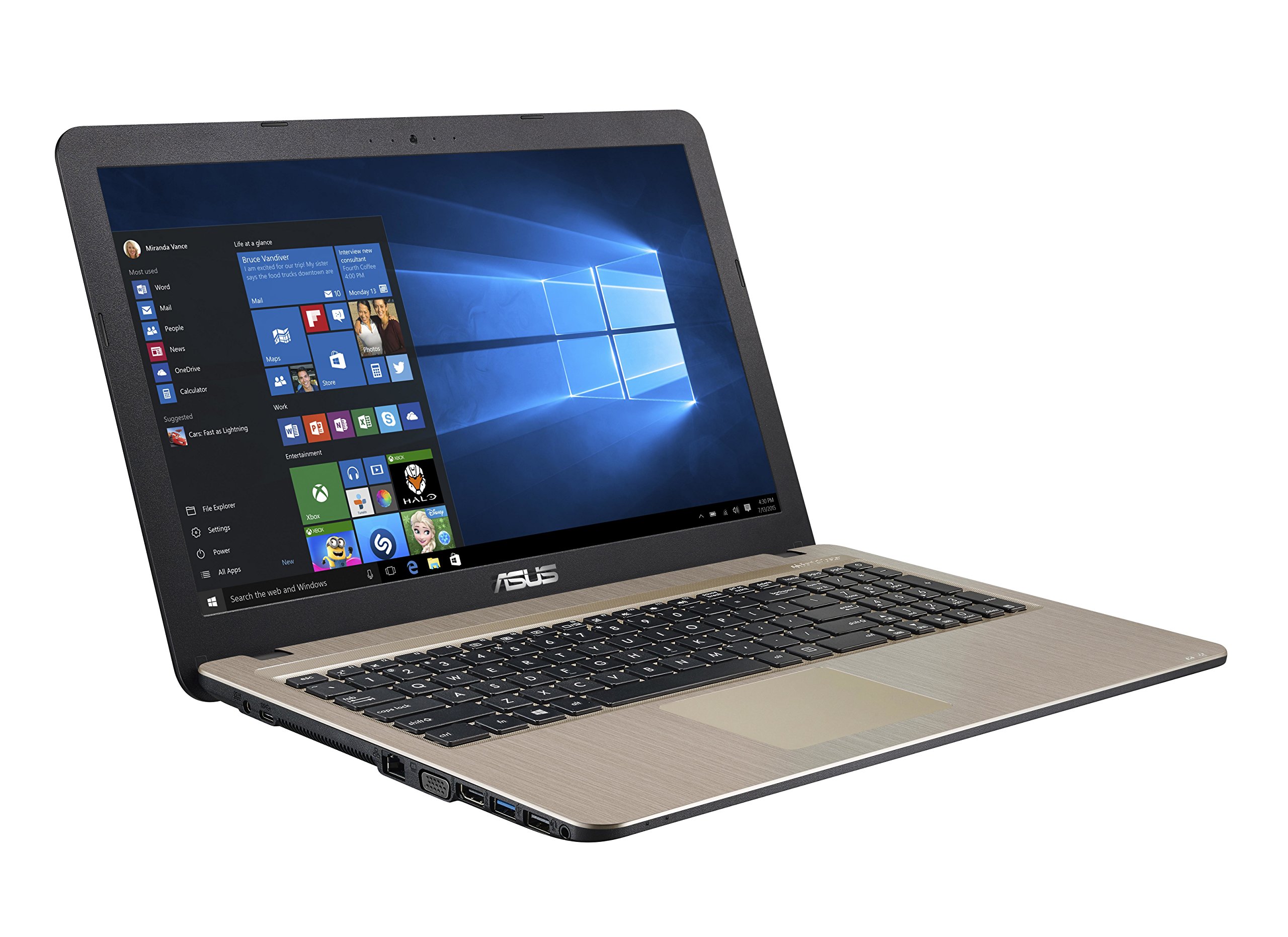 Asus X540NA-GQ017T Notebook, Display da 15.6
